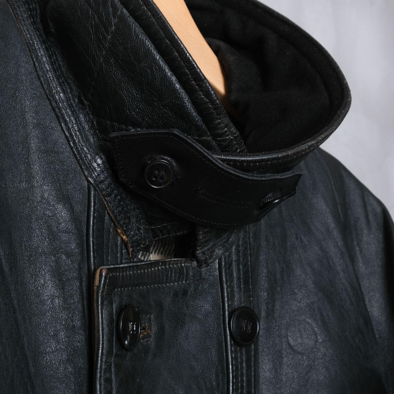 50-60s French Vintage Leather Jacket (Corbusier 50-60s French Vintage Leather Jacket (Corbusier