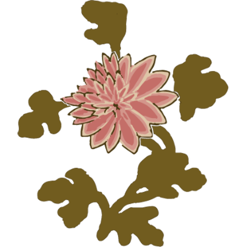 和風模様 桃菊の浮世絵素材 Image No 01 14 浮世絵のベク 和風模様 桃菊の浮世絵素材 Image No 01 14 浮世絵のベク