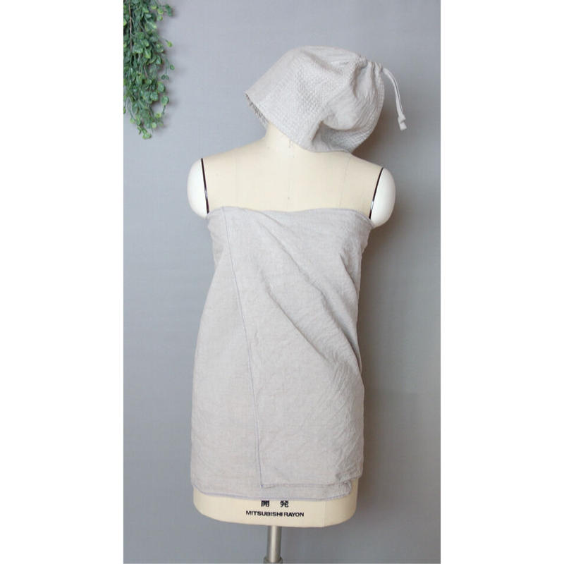 新品150×100】パリ メルシー merci リネン100%バスタオル