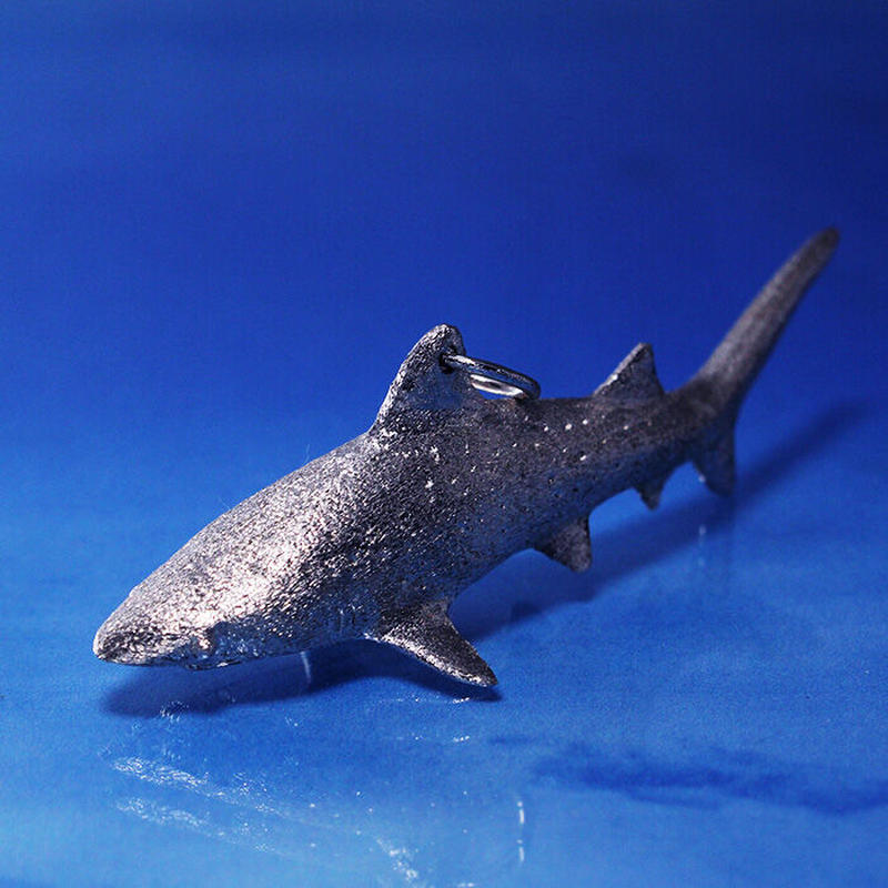 サンドタイガーシャークのシルバーペンダント Nldj0008 海辺のlbストア