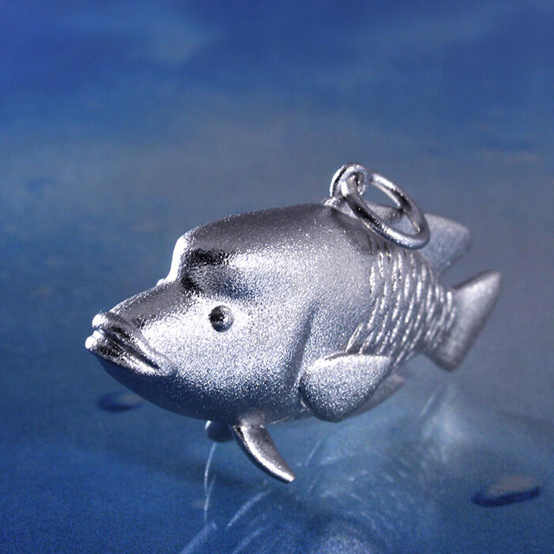 ナポレオンフィッシュモチーフのシルバーペンダント Nldj0015 海辺のlbストア