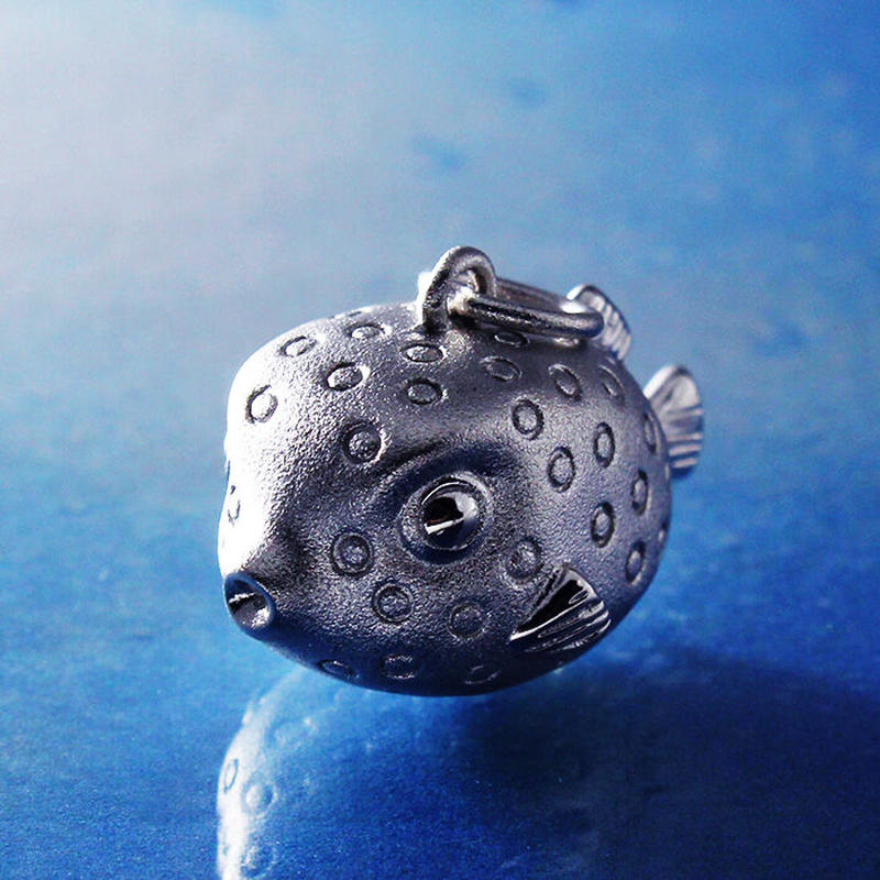 ハコフグ ベイビーのシルバーペンダント Nldj0004 海辺のlbストア