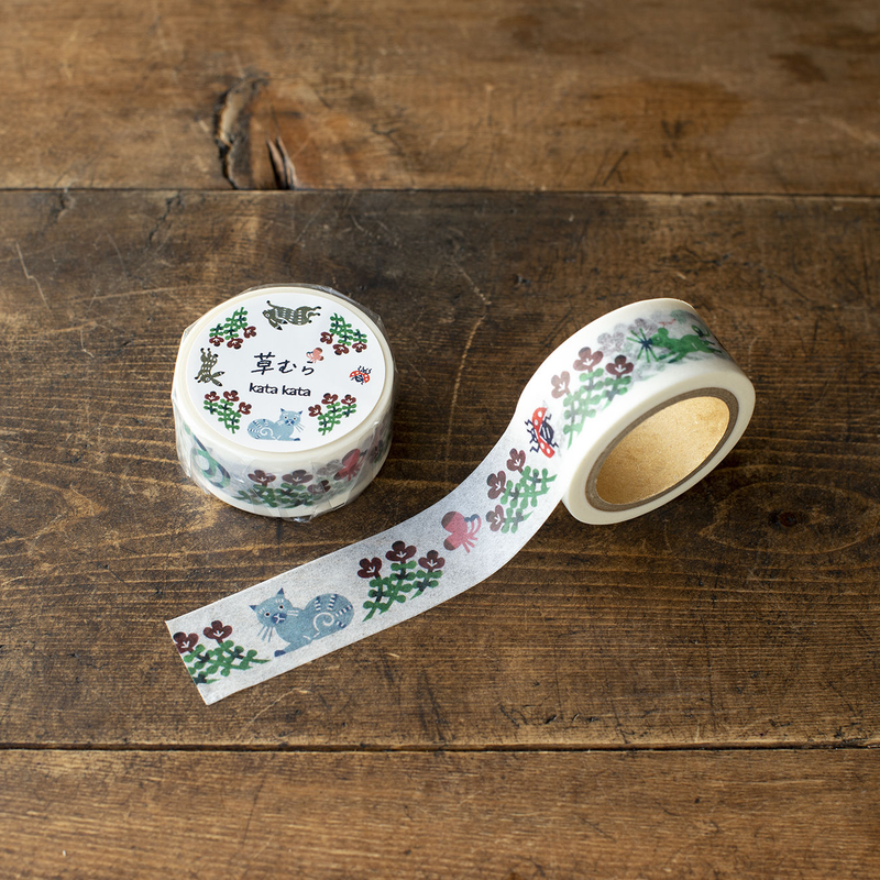 Kata Kata マスキングテープ 草むら ひそかな雑貨屋 うみねこ社