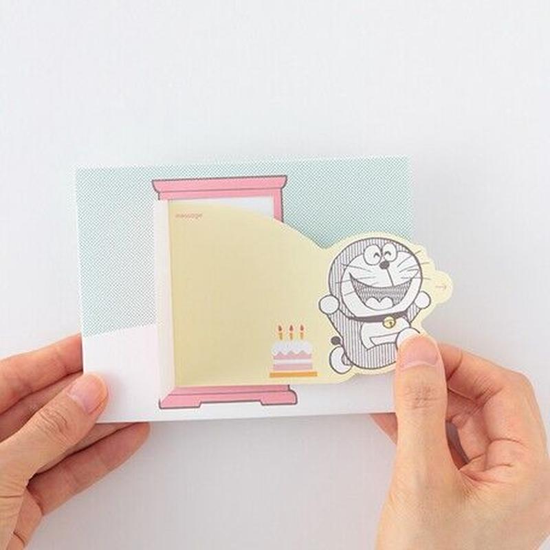 ドラえもんバースデーカード どこでもドア ひそかな雑貨屋 うみねこ社