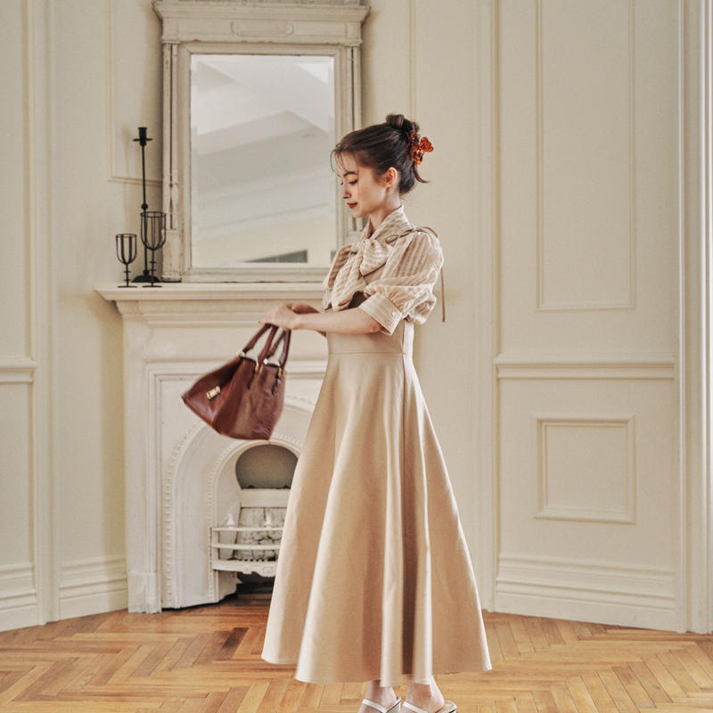 classic elegant one-piece(beige)ar8月号掲載 | Treat...