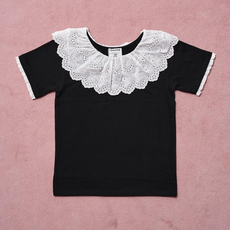 frill collar marine tops(black) | Treat ürself frill collar marine tops(black) | Treat ürself