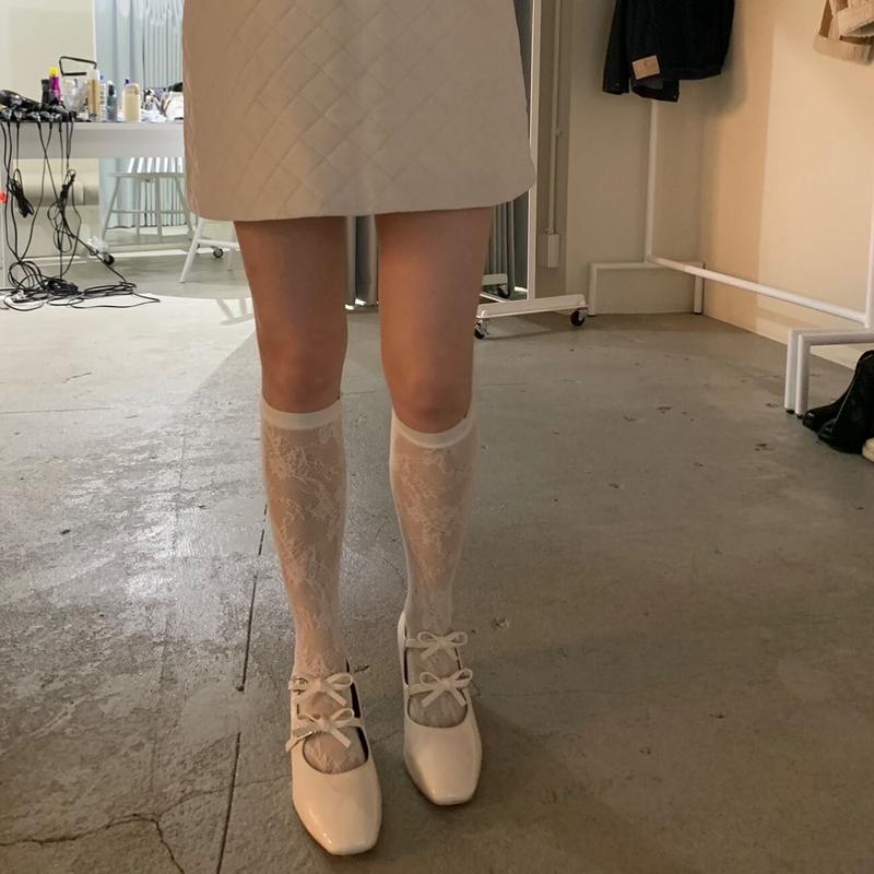 original ribbon girly pumps(white) | Treat ürself original ribbon girly pumps(white) | Treat ürself