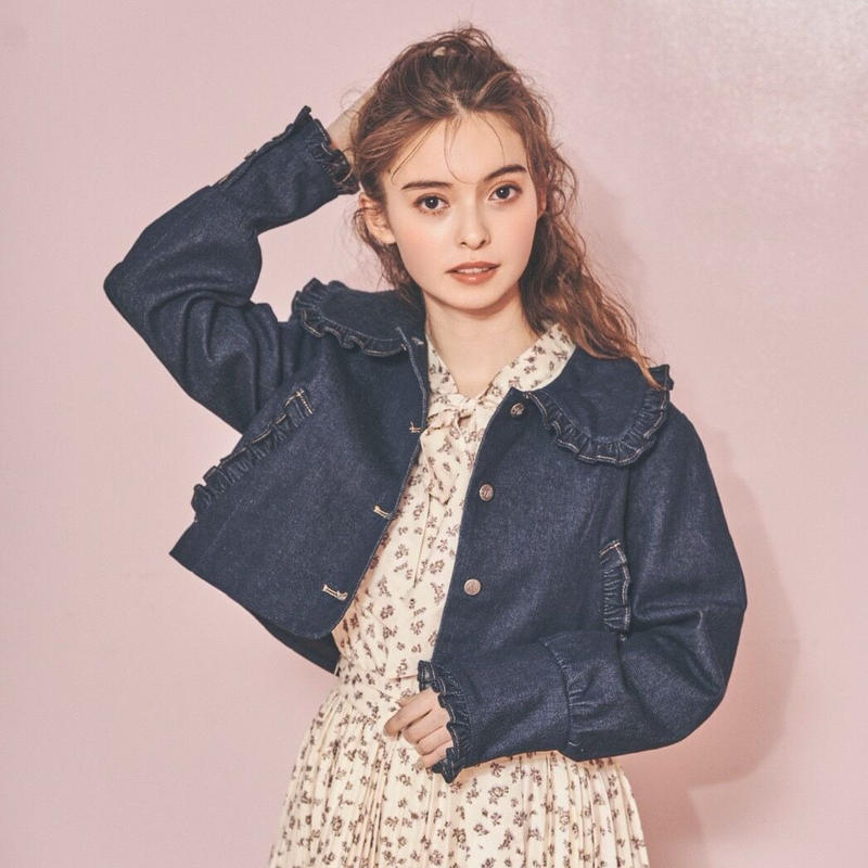 denim frill short jacket | Treat ürself denim frill short jacket | Treat ürself