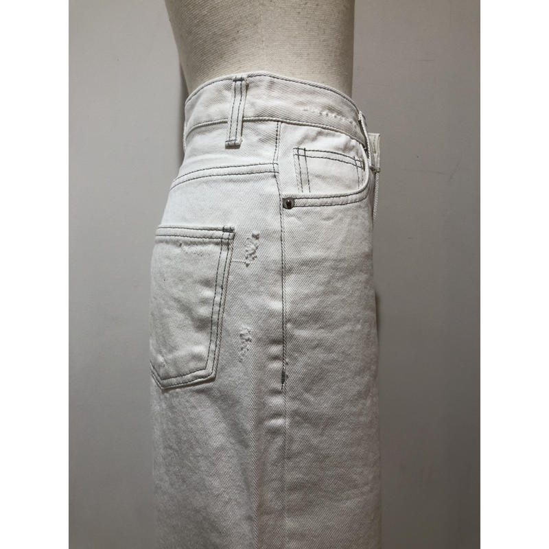 Hanaokaデニム ホワイト Un Sourire