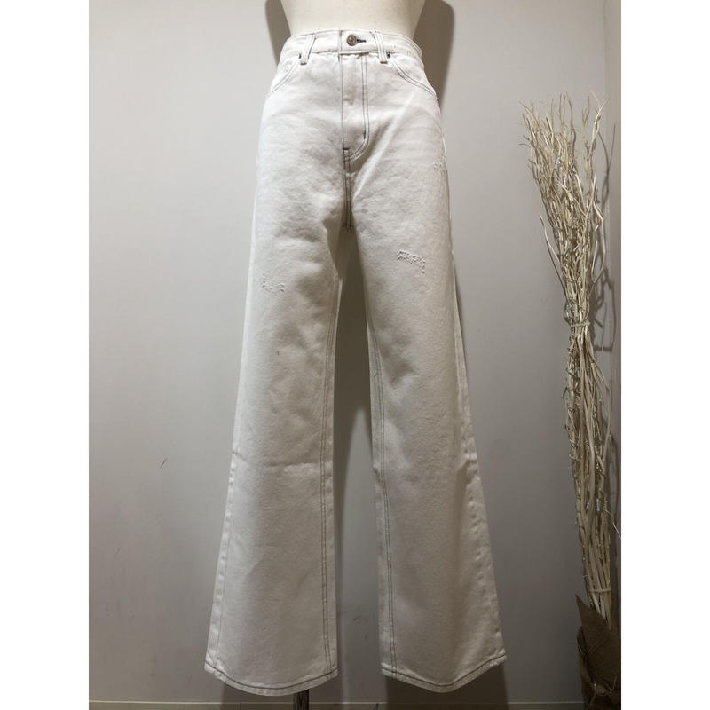 Hanaokaデニム ホワイト Un Sourire