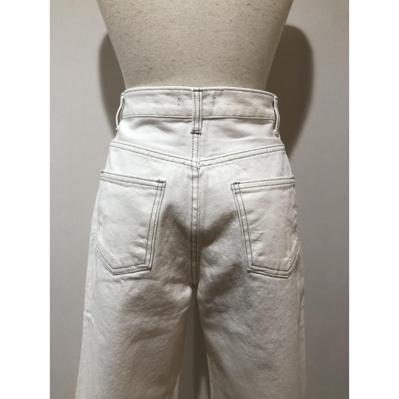 Hanaokaデニム ホワイト Un Sourire