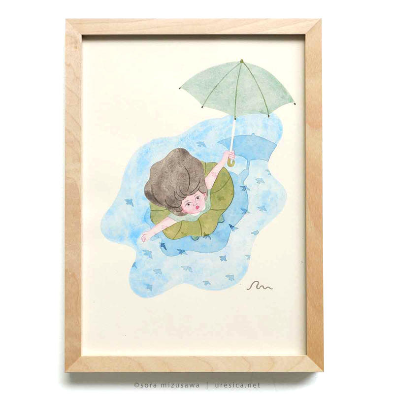 水沢そら 雨はもう水たまりの中 Uresica