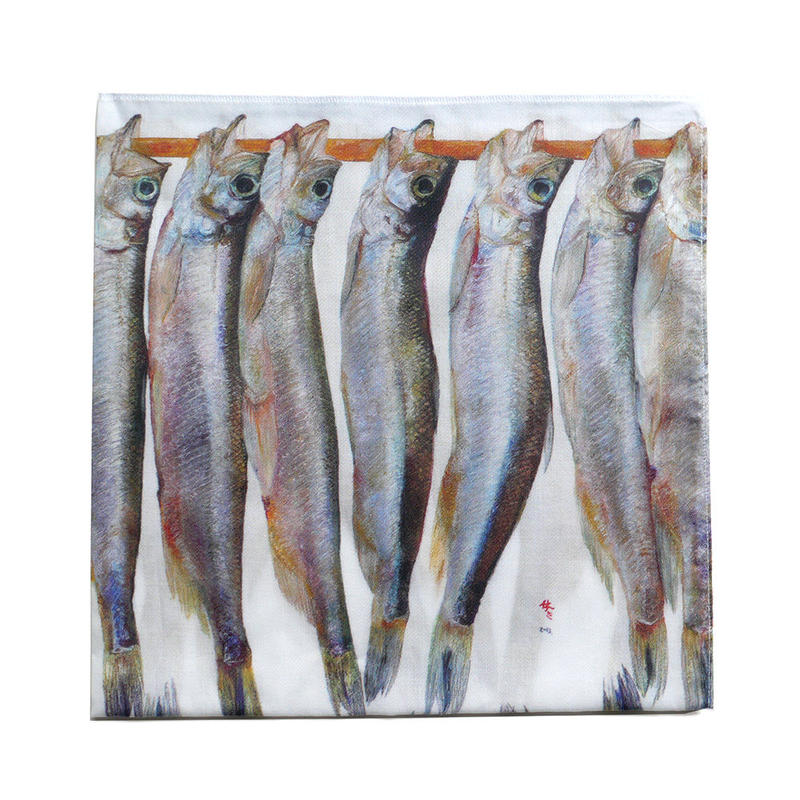 加藤休ミ ししゃもハンカチ Uresica