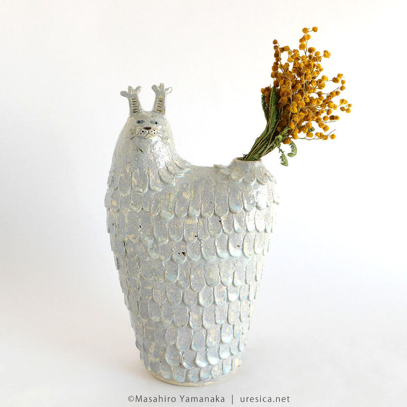 山中正大 フラワーベース 白猫２ Uresica