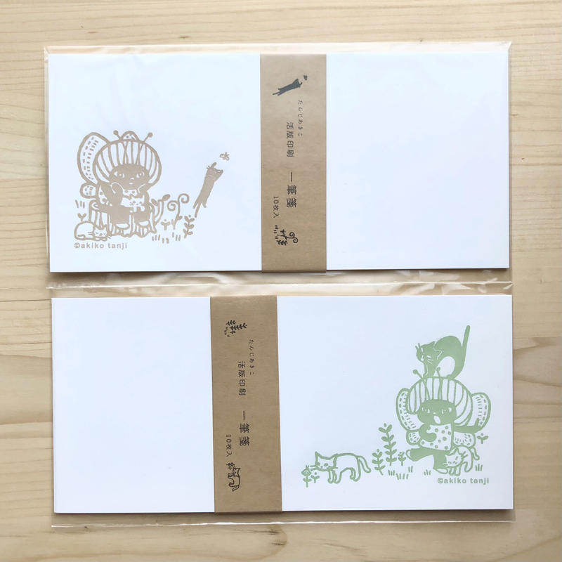 たんじあきこ 活版印刷 一筆箋 Uresica