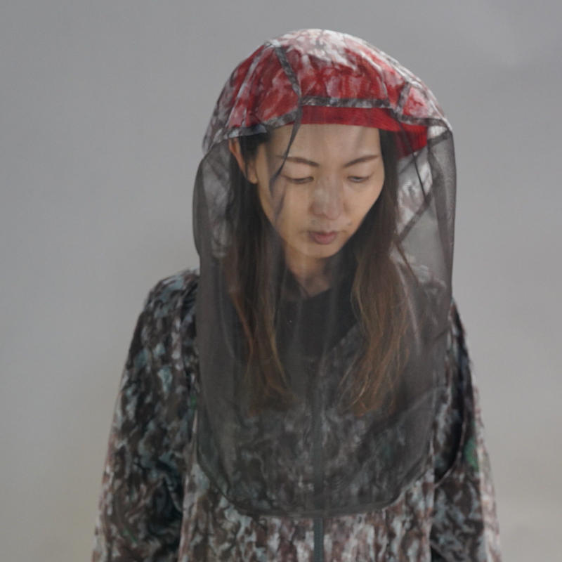 サイズM!south2west8 × Charcoal メッシュブッシュパーカー