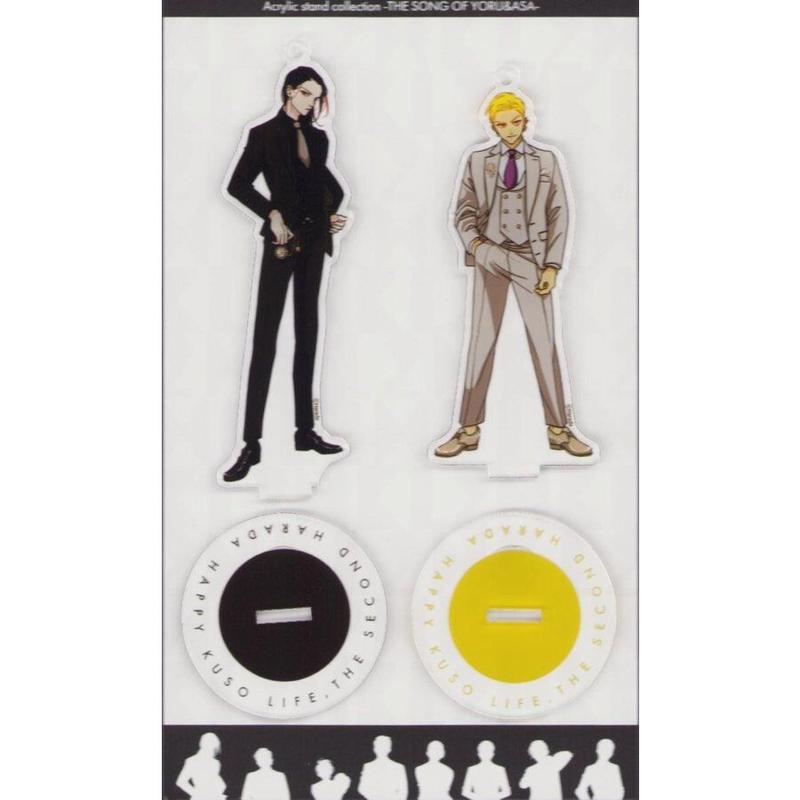 2021年春の よるとあさの歌 アクリルコースター 缶バッジ はらだ