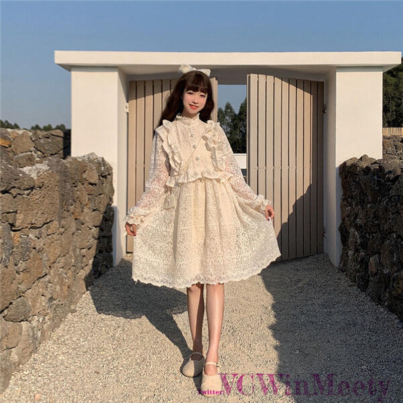 Onepiece レースのワンピース 533 可愛い服量産型服通販24cm