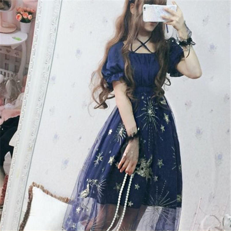 Onepiece 星空のワンピース 429 可愛い服量産型服通販24cmニヨンセンチ