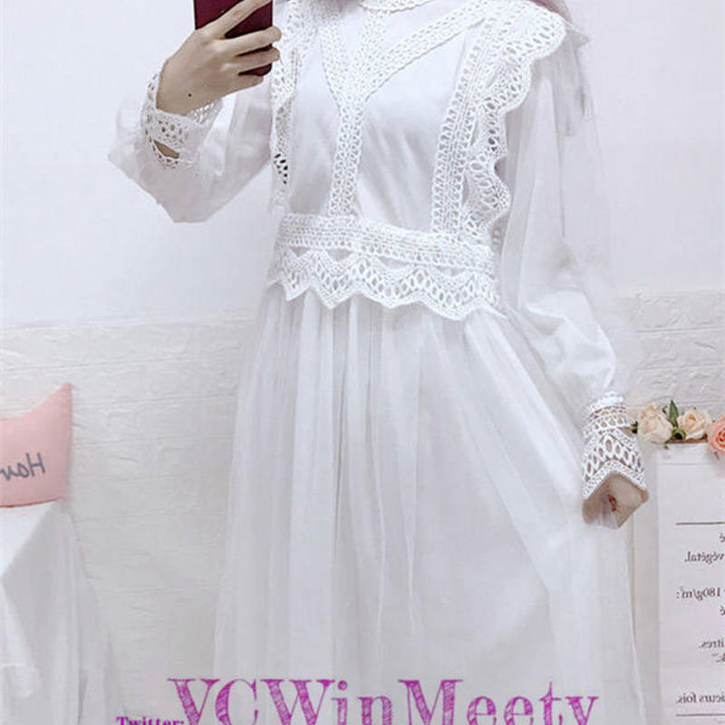 Onepiece レースのワンピース 312 のコピー 可愛い服量産型服通販24cmニヨ