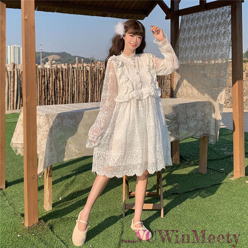 Onepiece レースのワンピース 533 可愛い服量産型服通販24cm