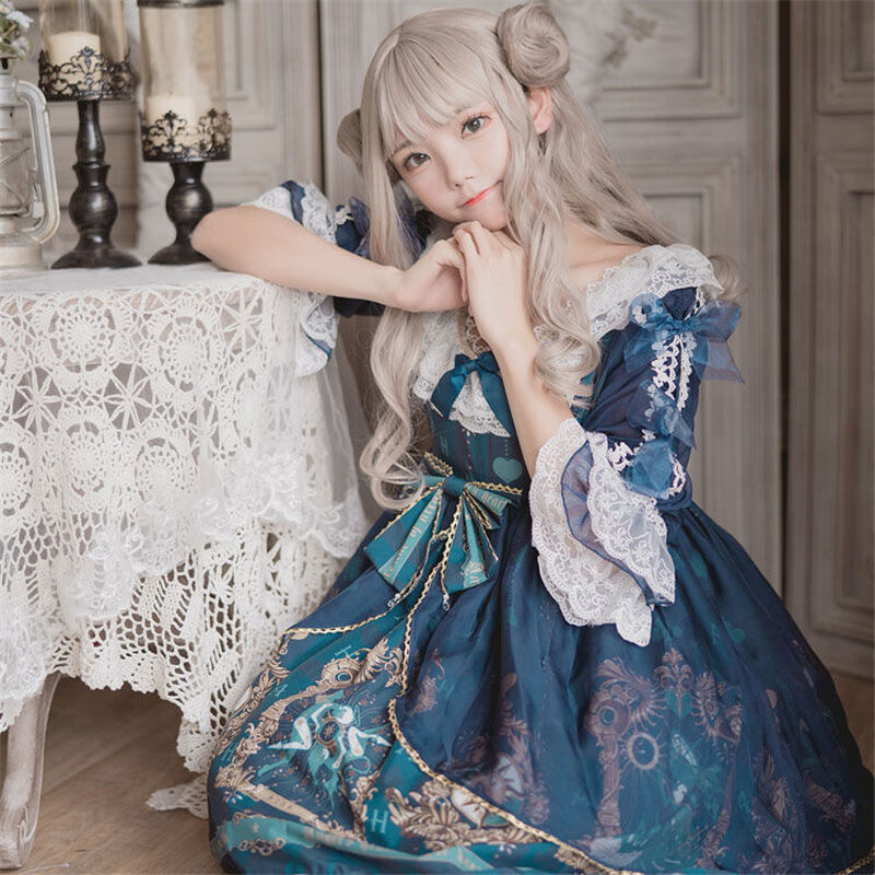 ワンピース ロリータ森ガール ワンピース ゴ 729 可愛い服量産型服通販24cmニヨンセンチ