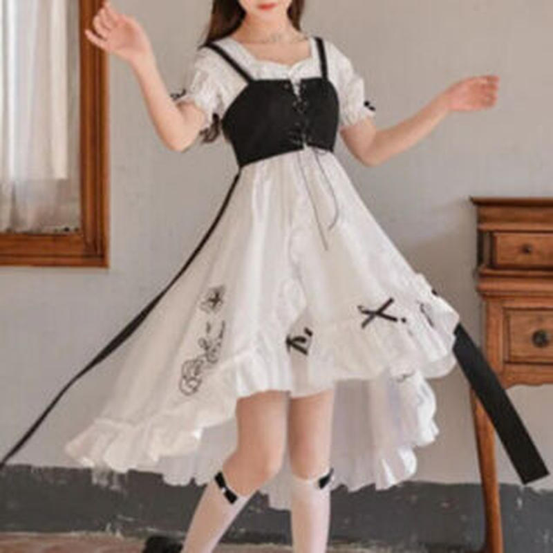 お姫様風のワンピース2点セット 931 可愛い服量産型服通販24cmニヨンセンチ