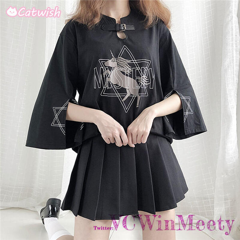 Tops プリントtシャツ 1 579 可愛い服量産型服通販24cm ニヨンセンチ Tops プリントtシャツ 1 579 可愛い服量産型服通販24cm ニヨンセンチ
