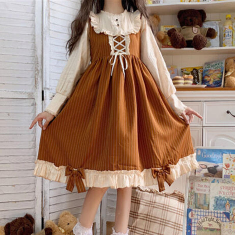 Onepiece ロリータ風フリルワンピース 522 可愛い服量産型服通販24cmニヨンセンチ