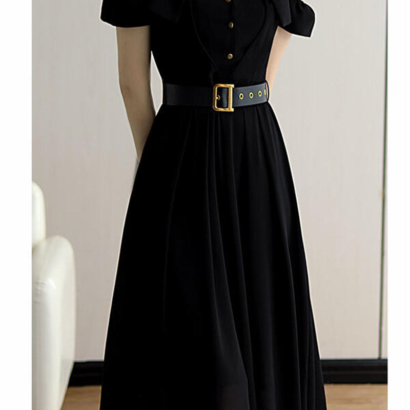 Onepiece 黒いワンピース 445 可愛い服量産型服通販24cmニヨンセンチ Onepiece 黒いワンピース 445 可愛い服量産型服通販24cmニヨンセンチ
