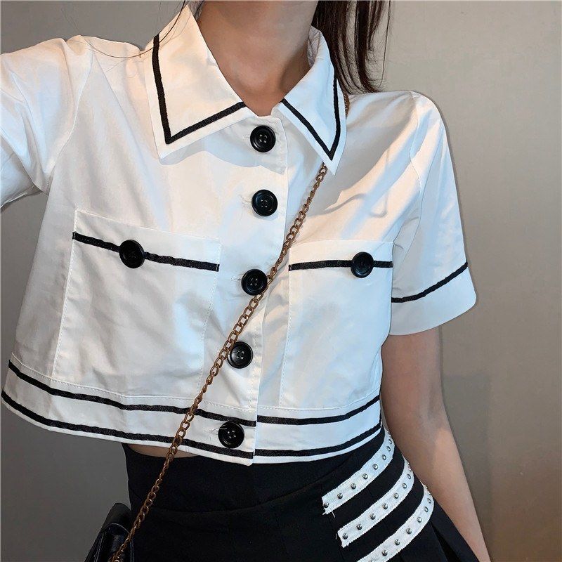 24cmshop ファッション白シャツとグループの2点セット 1248 可愛い服量産型服通 24cmshop ファッション白シャツとグループの2点セット 1248 可愛い服量産型服通