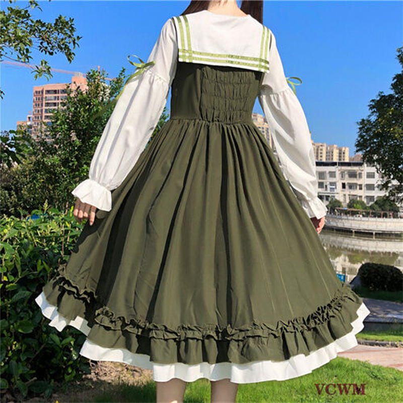 可愛い長袖ワンピース 842 可愛い服量産型服通販24cm