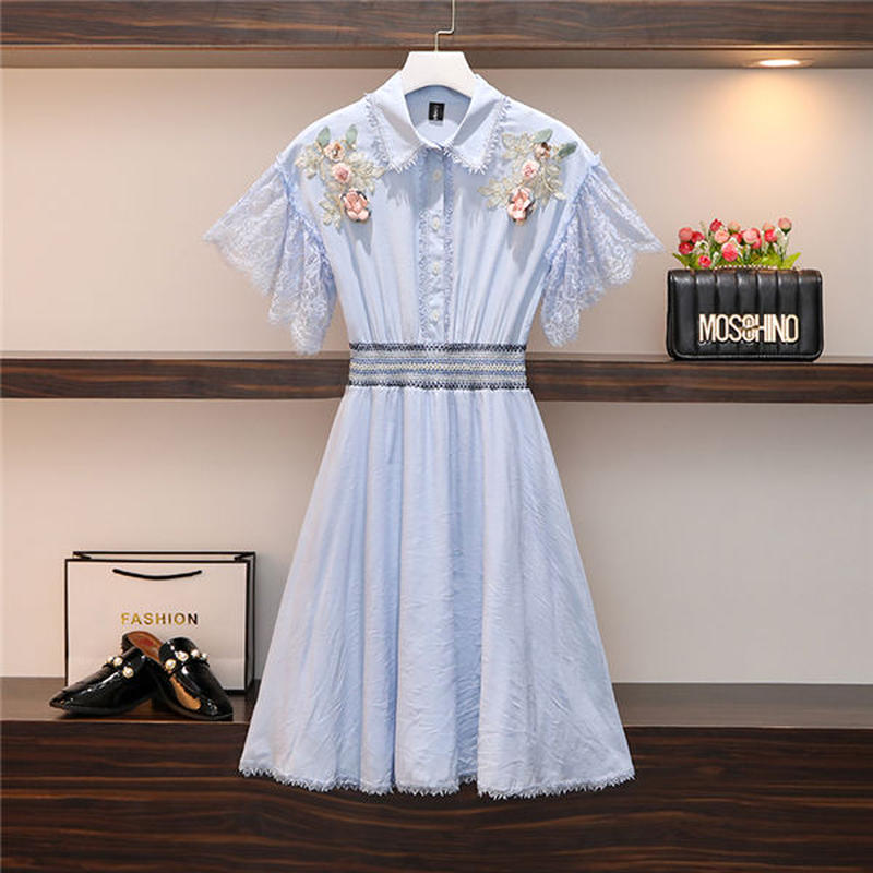 Onepiece 刺繍のワンピース 443 可愛い服量産型服通販24cm