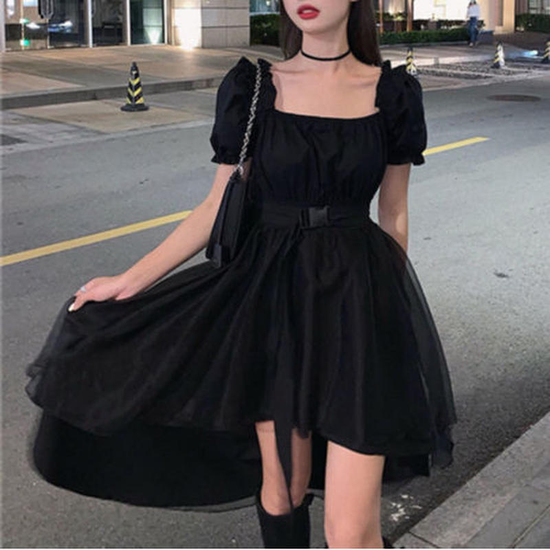 Onepiece 黒いレースのスカート 409 可愛い服量産型服通販24cmニヨンセンチ