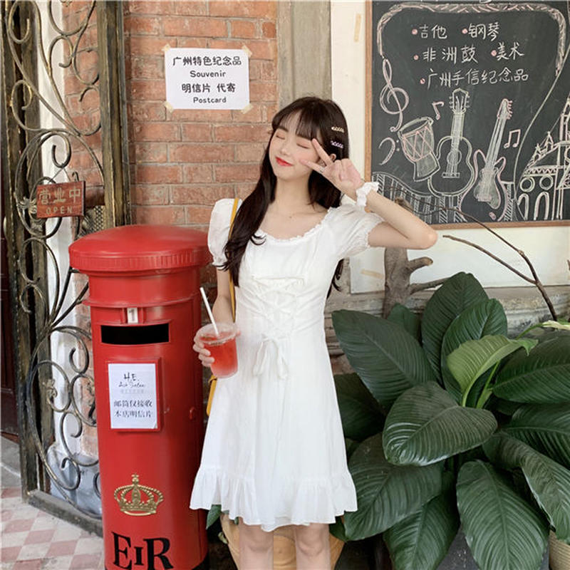 Onepiece 白いワンピース 470 可愛い服量産型服通販24cmニヨンセンチ