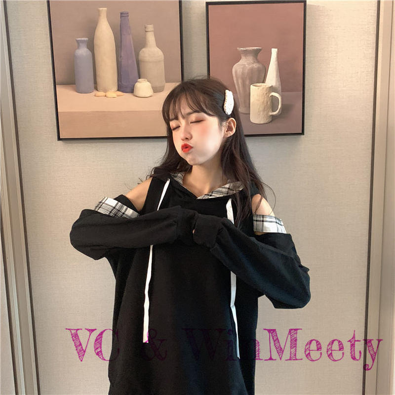 中学生可愛い服ショルダートレーナー 128 可愛い服量産型服通販24cmニヨンセンチ