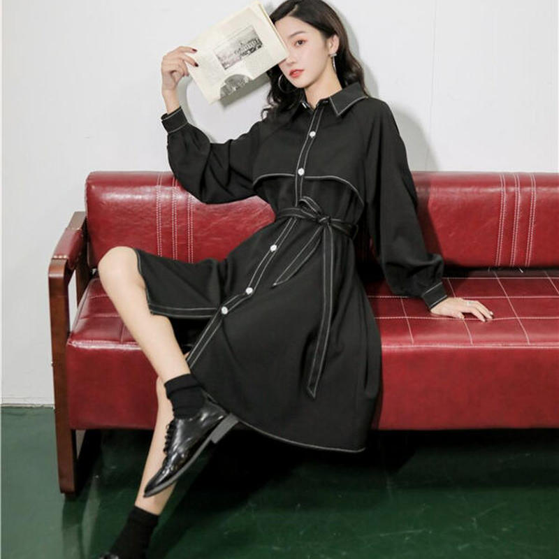 韓国ファッション黒いワンピース 769 可愛い服量産型服通販24cmニヨンセンチ