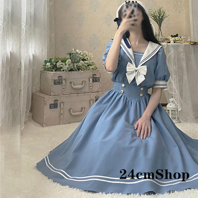 24cmshop 海軍ネクタイ可愛いワンピース 1150 可愛い服量産型服通販24cmニヨ
