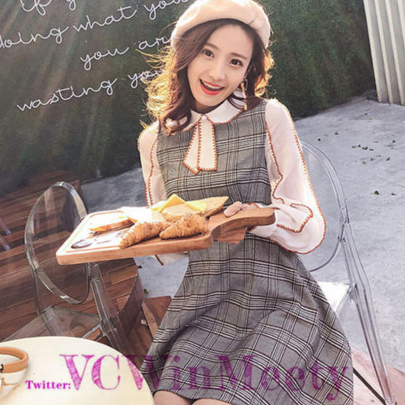 Onepiece チェックのワンピース 492 可愛い服量産型服通販24cm