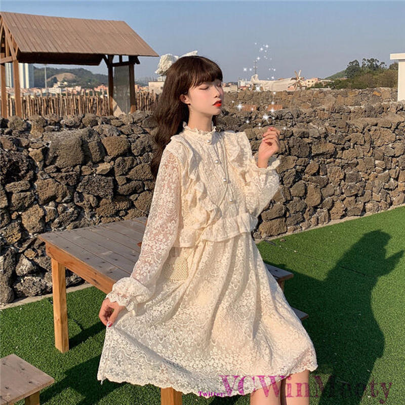 Onepiece レースのワンピース 533 可愛い服量産型服通販24cm