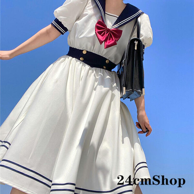 24cmshop 海軍ネクタイ可愛いワンピース 1150 可愛い服量産型服通販24cmニヨ