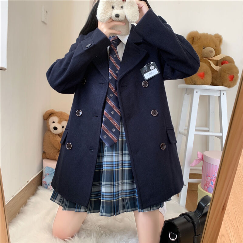 Coat 学生風ゆったりチェスターコート 632 可愛い服量産型服通販24cmニヨンセンチ