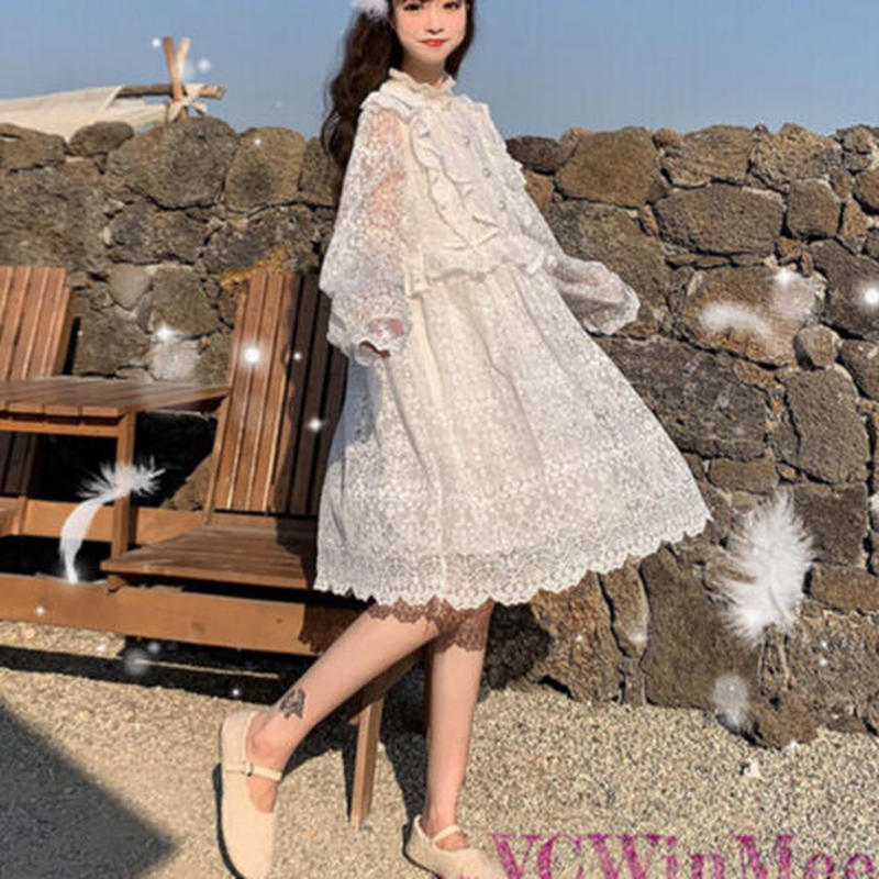 Onepiece レースのワンピース 533 可愛い服量産型服通販24cm