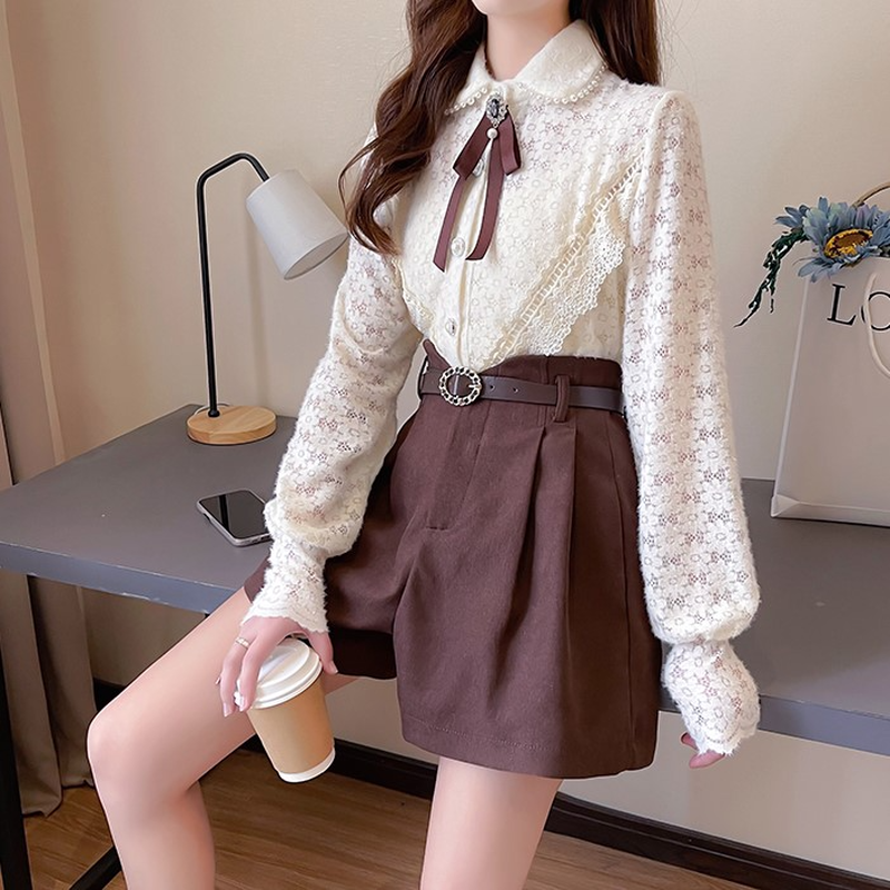 韓国服リボントップスショートパンツ 7 可愛い服量産型服通販24cm