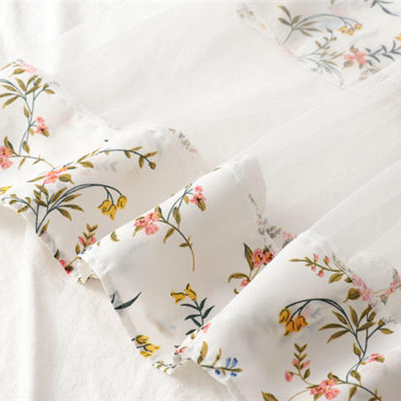 Setup シャツ 花柄メッシュワンピースセットアップ 401 可愛い服量産型服通販24c Setup シャツ 花柄メッシュワンピースセットアップ 401 可愛い服量産型服通販24c