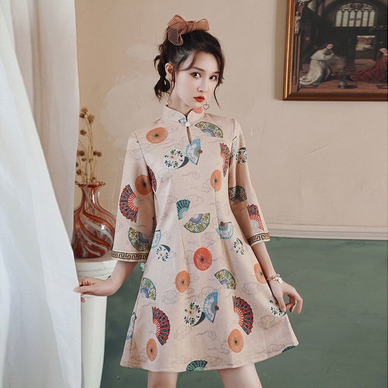中国風チャイナドレスワンピース 766 可愛い服量産型服通販24cmニヨンセンチ