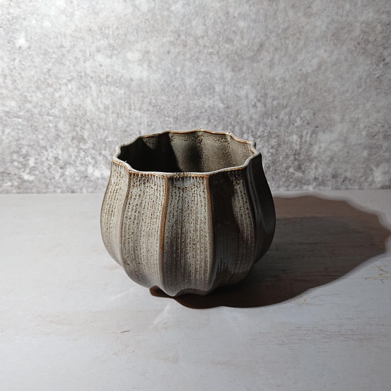 Punpkin Pot 鉢 鉢カバー 陶器 陶器鉢 受け皿付 Berries Online