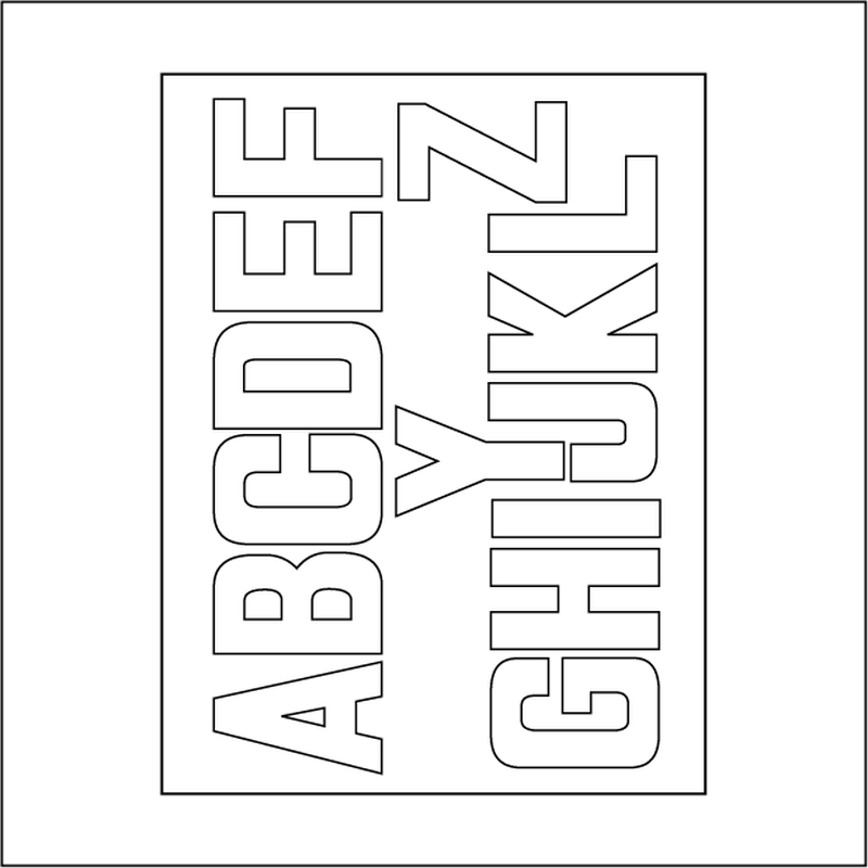 無料型紙 フォント2 ワッペンに使える数字とアルファベット わんこ服 Com ダウンロ