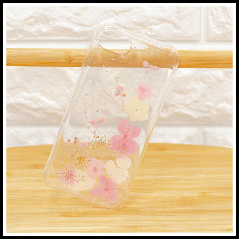 Iphone Se 第2世代 7 8 ソフトケース 押し花6 ネットショップ Wannabee