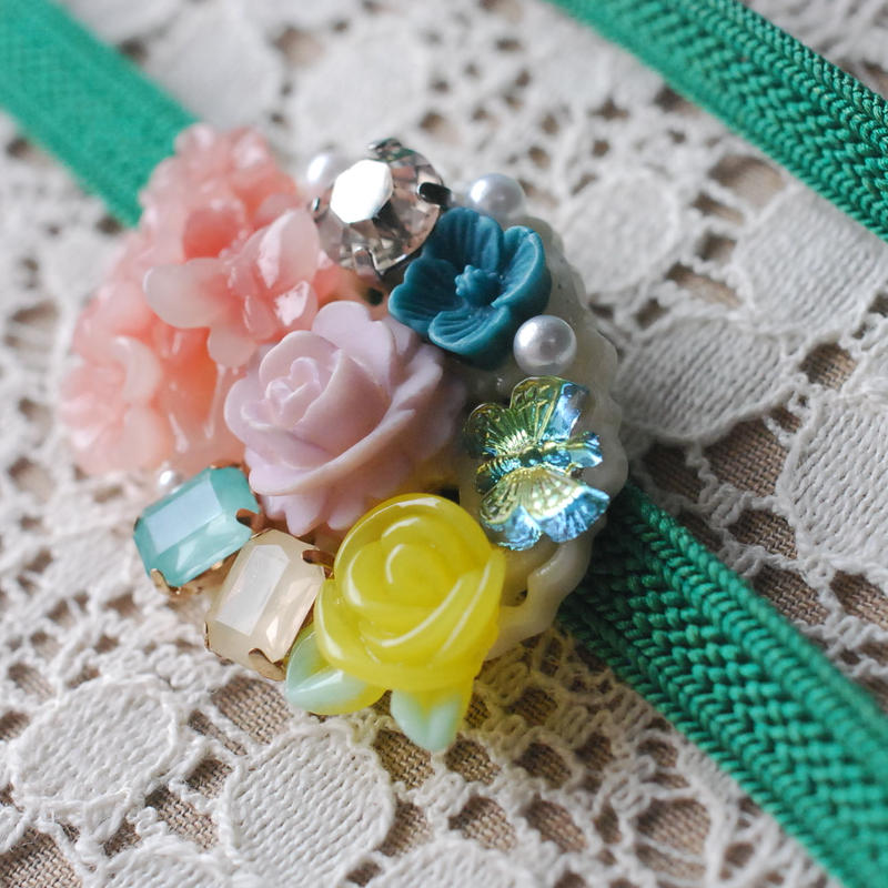 通常 1本タイプ アンティーク 帯留 帯締め 螺鈿 蒔絵 舞妓 ぽっちり